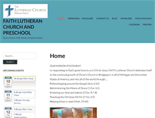 Tablet Screenshot of faithlutheranbridgeport.org